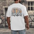 I Like My Books Spicy & My Coffee Icy Lover Bookworm Premium Men's Back Print T-Shirt