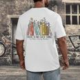 Books Wildflowers There Is No Such Thing As Too Many Books Men's Back Print T-Shirt