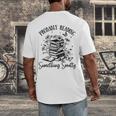 Bookworm Smutt Probably Reading Something Smutty Reader Men's Back Print T-Shirt