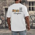 Bookworm Woman Reading Fiction Novels Library Book Store Men's Back Print T-Shirt