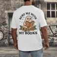 Bury Me With My Books Ghost Tee Men's Back Print T-Shirt