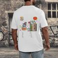 Carve Out Time To Read Halloween Ghost Books Raglan Baseball Tee Men's Back Print T-Shirt