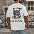 Cat Glasses Coffe Books I Am Awake Please Respect My Privacy Men's Back Print T-Shirt Cat Glasses Coffe Books I Am Awake Please Respect My Privacy Men's Back Print T-Shirt
