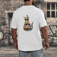 Cat Lover Tee Women Book Lover Reading Librarian Read Men's Back Print T-Shirt