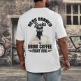 Cat I Read Banned Books Shirt Bookworm Avid Reader For Men Women Kids Men's Back Print T-Shirt