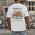 Chapter 11 Years Old 11th Birthday Wildflower Book Lover Men's Back Print T-Shirt