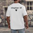Chapter 18 Book Lovers Readers & Authors 18th Birthday Men's Back Print T-Shirt