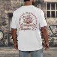 Chapter 21 Book Readers Flower Lovers 21st Birthday Girls Men's Back Print T-Shirt Chapter 21 Book Readers Flower Lovers 21st Birthday Girls Men's Back Print T-Shirt