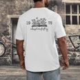 Chapter Fifty 50 Cute 50th 1975 Birthday Book Lovers Men's Back Print T-Shirt