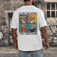 Cheetah Love Reading And Cheetahs Kids Bookworm Men's Back Print T-Shirt Cheetah Love Reading And Cheetahs Kids Bookworm Men's Back Print T-Shirt