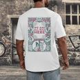 Cheshire Cat Alice In Wonderland Vintage Book Men's Back Print T-Shirt Cheshire Cat Alice In Wonderland Vintage Book Men's Back Print T-Shirt