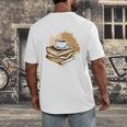 Coffee And Books Adult Books Lover Reading Men's Back Print T-Shirt Coffee And Books Adult Books Lover Reading Men's Back Print T-Shirt