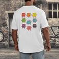 Color Our World Book Lover Reading Bookworm Reader Men's Back Print T-Shirt