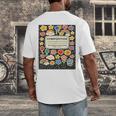 Composition Notebook Costume Teacher Matching Halloween Book Men's Back Print T-Shirt Composition Notebook Costume Teacher Matching Halloween Book Men's Back Print T-Shirt