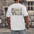 Coquette Bookworm Reading Enthusiast Book Lover Book Men's Back Print T-Shirt Coquette Bookworm Reading Enthusiast Book Lover Book Men's Back Print T-Shirt