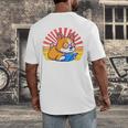 Corgi Dog Reading Book Book Lover Dog Lover Men's Back Print T-Shirt Corgi Dog Reading Book Book Lover Dog Lover Men's Back Print T-Shirt