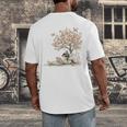 Cute Fairy Reading Fairycore Aesthetic Book Lover Men's Back Print T-Shirt Cute Fairy Reading Fairycore Aesthetic Book Lover Men's Back Print T-Shirt