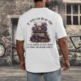 Dark Romance Merch I Put Down My Book Lover Spicy Skeleton Men's Back Print T-Shirt