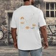 Dead Set On Reading Skeleton Halloween Book Lover Men's Back Print T-Shirt