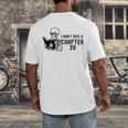 I Don't Give a Chapter 39 Book Lover Reader Men's Back Print T-Shirt