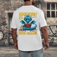 Dragon Bookworm Please I'm A Book Dragon Men's Back Print T-Shirt