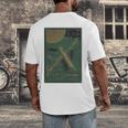 From The Earth To The Moon Book Cover 1874 Premium Men's Back Print T-Shirt From The Earth To The Moon Book Cover 1874 Premium Men's Back Print T-Shirt