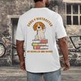 Easily Distracted By Beagles And Books Beagle Dog Men's Back Print T-Shirt