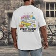 Every Bunny Loves To Read Easter Cute Reading Books Lover Men's Back Print T-Shirt