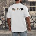 Everything a Girl Needs Books Coffee Jesus Men's Back Print T-Shirt