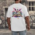 In My Fantasy Era Magic Dragon Book Men's Back Print T-Shirt
