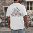 Floral Book A New Chapter Begins Retired 2026 Retirement Men's Back Print T-Shirt Floral Book A New Chapter Begins Retired 2026 Retirement Men's Back Print T-Shirt