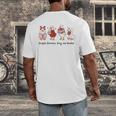 Forget Flowers Buy Me Books Silly-Goose Book Reading Lover Men's Back Print T-Shirt