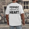 Friendly Introvert At Heart Men's Back Print T-Shirt Friendly Introvert At Heart Men's Back Print T-Shirt