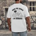 GIVE ME Space I'm Reading Kids Astronaut Book Reader Meme Premium Tri-Blend Men's Back Print T-Shirt