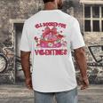 Groovy All Booked For Valentines Books Pink Coquette Bow Men's Back Print T-Shirt