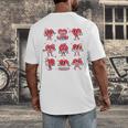 Heart Holding Reading Books Valentine Teacher Book Lover Men's Back Print T-Shirt Heart Holding Reading Books Valentine Teacher Book Lover Men's Back Print T-Shirt