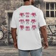 Heart Reading Books Valentine Teacher Boy Girl Book Lover Men's Back Print T-Shirt Heart Reading Books Valentine Teacher Boy Girl Book Lover Men's Back Print T-Shirt