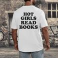 Hot Girls Read Books Lover Bookworm Librarian Book Reading Men's Back Print T-Shirt Hot Girls Read Books Lover Bookworm Librarian Book Reading Men's Back Print T-Shirt