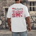 HUGvyn One Loved Teacher Valentine Book Heart Reading Bow Men's Back Print T-Shirt HUGvyn One Loved Teacher Valentine Book Heart Reading Bow Men's Back Print T-Shirt