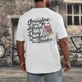 Imagine Being Afraid Of Drag Queens & Books Equality Men's Back Print T-Shirt Imagine Being Afraid Of Drag Queens & Books Equality Men's Back Print T-Shirt