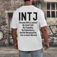 INTJ Rules Architect Personality Type Introvert Men's Back Print T-Shirt INTJ Rules Architect Personality Type Introvert Men's Back Print T-Shirt