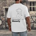 Introvert Health Aware Acceptance Beauty Art Men's Back Print T-Shirt Introvert Health Aware Acceptance Beauty Art Men's Back Print T-Shirt