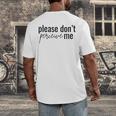 Introverted Don't Please Perceive Me Relatable Men's Back Print T-Shirt Introverted Don't Please Perceive Me Relatable Men's Back Print T-Shirt