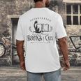 Introverted But Willing To Discuss Cats And Books Men's Back Print T-Shirt Introverted But Willing To Discuss Cats And Books Men's Back Print T-Shirt