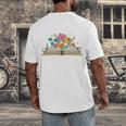 Its a Good Day To Read a Book Librarian Books Reading Floral Men's Back Print T-Shirt Its a Good Day To Read a Book Librarian Books Reading Floral Men's Back Print T-Shirt