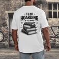 It's Not Hoarding If It's Books Book Lover Readers Men's Back Print T-Shirt It's Not Hoarding If It's Books Book Lover Readers Men's Back Print T-Shirt