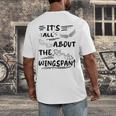 It's All About The Wingspan For Book Lover Men's Back Print T-Shirt It's All About The Wingspan For Book Lover Men's Back Print T-Shirt