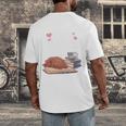 Just a Girl Who Loves Dogs Books Coffee T-Shirt Men's Back Print T-Shirt