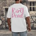 Just A Girl Who Loves To Read Book Lover Reading Books Men's Back Print T-Shirt Just A Girl Who Loves To Read Book Lover Reading Books Men's Back Print T-Shirt