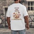 Just One More Chapter Book Lovers Floral Men's Back Print T-Shirt Just One More Chapter Book Lovers Floral Men's Back Print T-Shirt